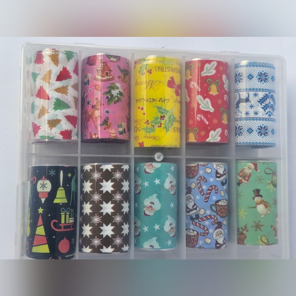 NWOT Festive Nail Art Foil Set
